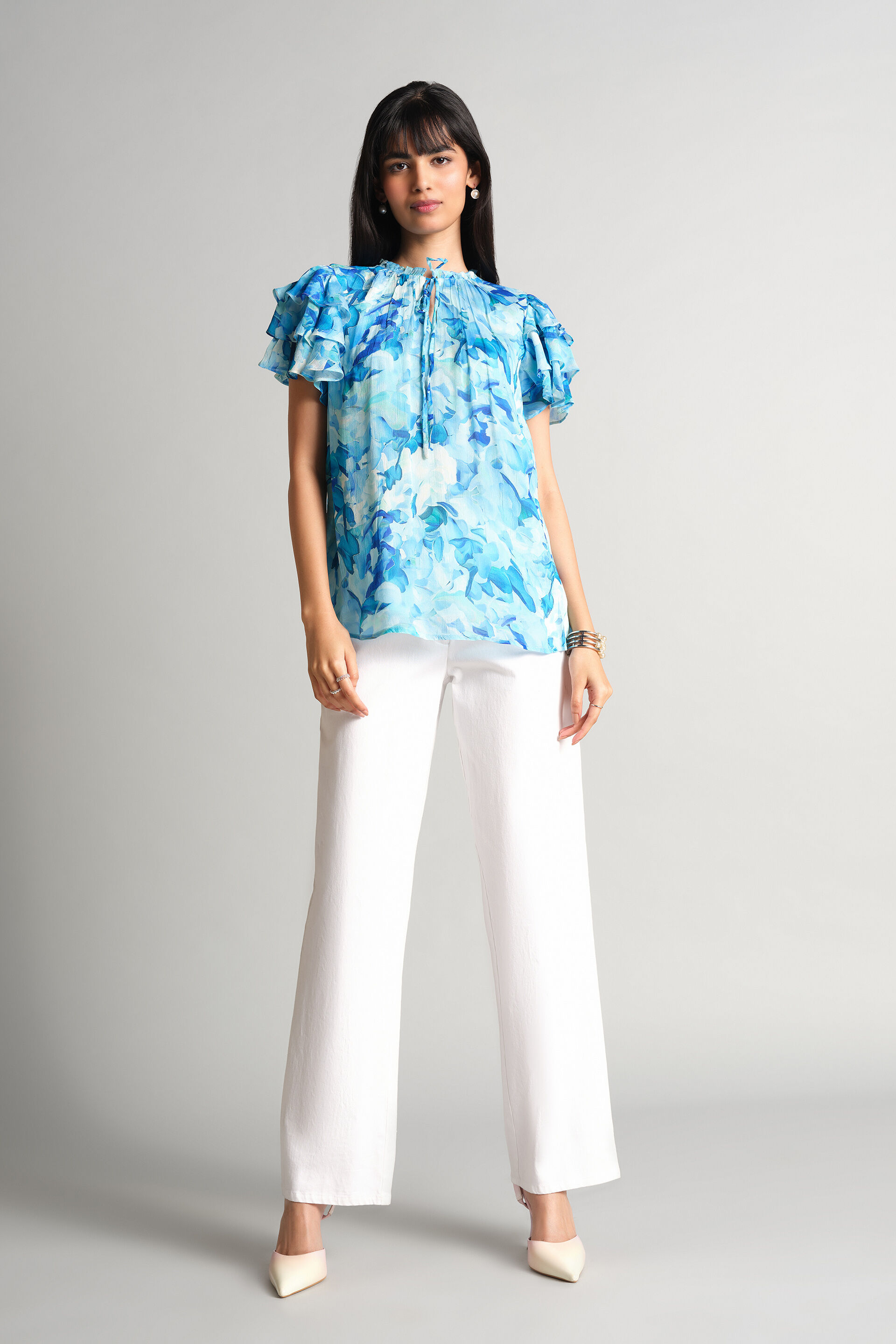 Wren Top, Blue, image 2